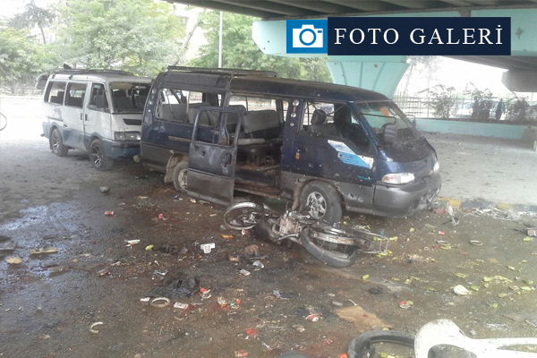 Bombardıman sonrası Halep