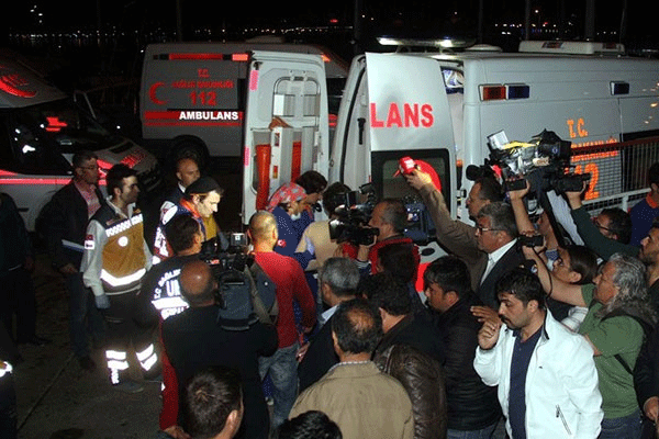 Saldırıya uğrayan Türk gemisi Fethiye’de