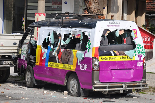 25 günde HDP’ye  56 saldırı!
