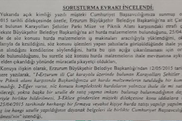 ’’Hurda yolsuzluğu’’ haberi yalan çıktı