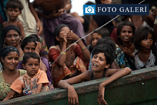 Denizde bekletilen 10 Arakanlı göçmen öldü