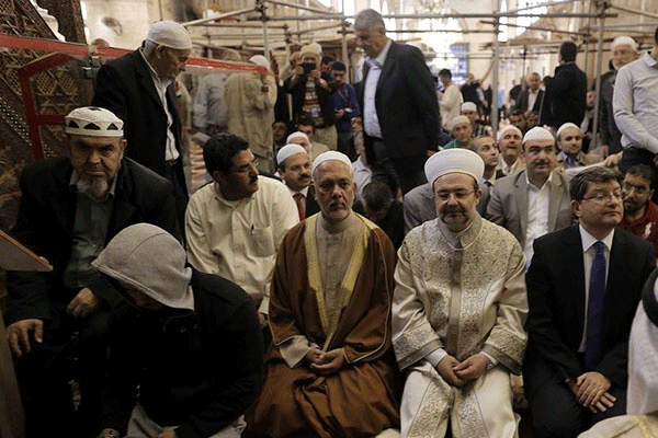 Görmez Mescid-i Aksa'da ağladı