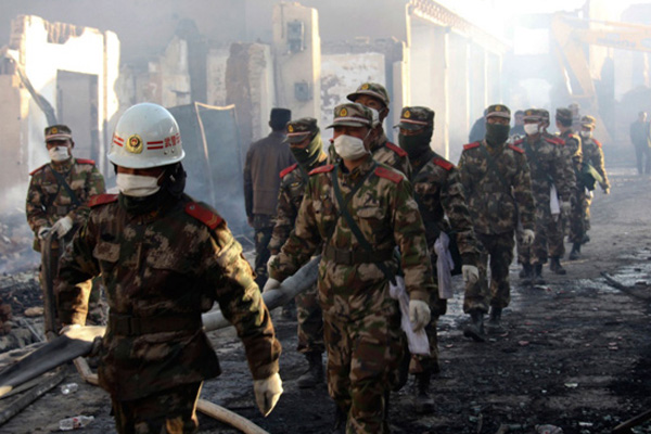 Myanmar'dan atılan top mermisi Çin'e düştü