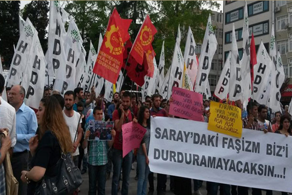 Çorlu’da HDP’lilere saldırı