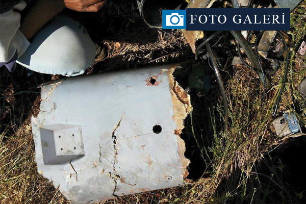 İşte Türkiye'nin düşürdüğü uçağın parçaları