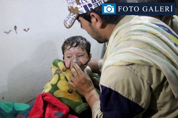 Esed güçleri çocukları klorin gazıyla vurdu