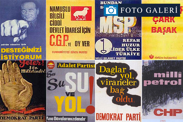 Partilerin Eski Seçim Afişleri
