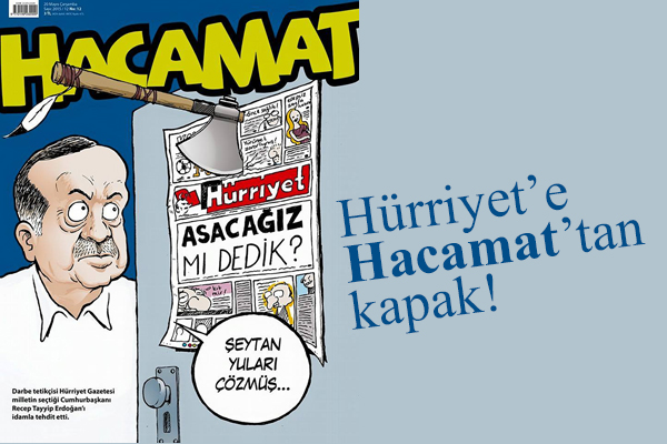 Hürriyet'e Hacamat’tan kapak!