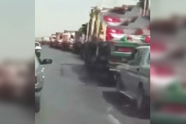 İran askerlerinin cesetleri 9 kamyonda