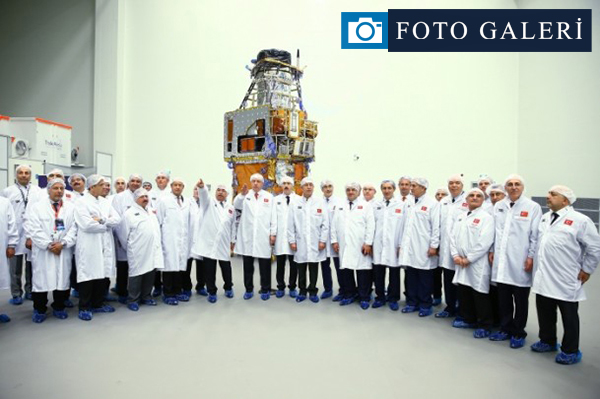 Cumhurbaşkanı Erdoğan Türkiye'nin ilk uydu merkezi açılışına katıldı