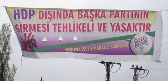 HDP'den tehdit dolu afiş