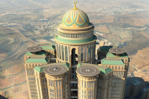 Dünyanın en büyük oteli Mekke'ye inşa edilecek