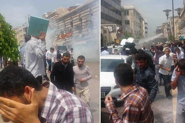 Mursi protestosuna gazlı müdahale!