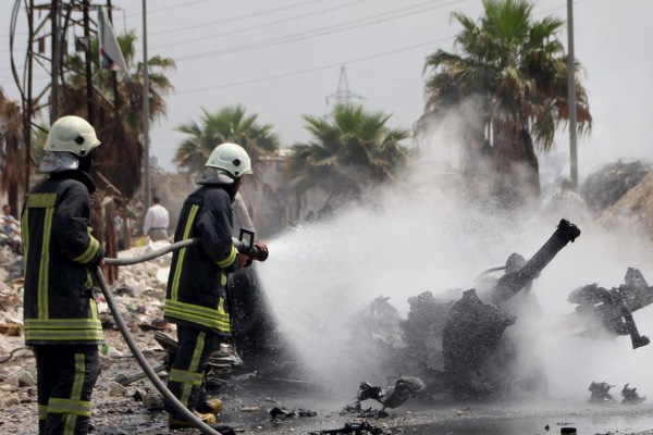 Esed varil bombasıyla saldırdı: 14 ölü