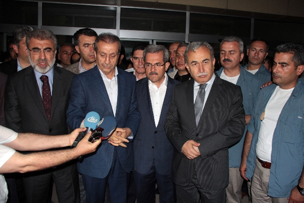 Bakanlardan bıçaklanan adaya ziyaret