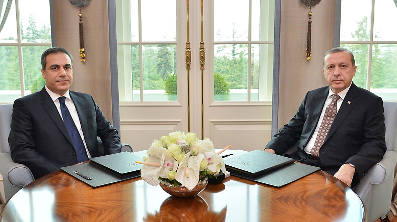 Erdoğan, Fidan'ı kabul etti