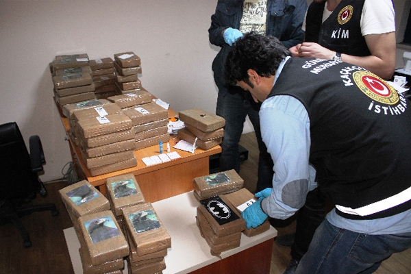 İstanbul'da 110 kilo uyuşturucu yakalandı