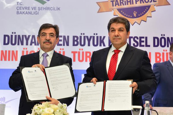 Dev proje için imzalar atıldı