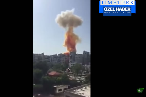 Lazkiye'nin merkezinde korkutan patlama