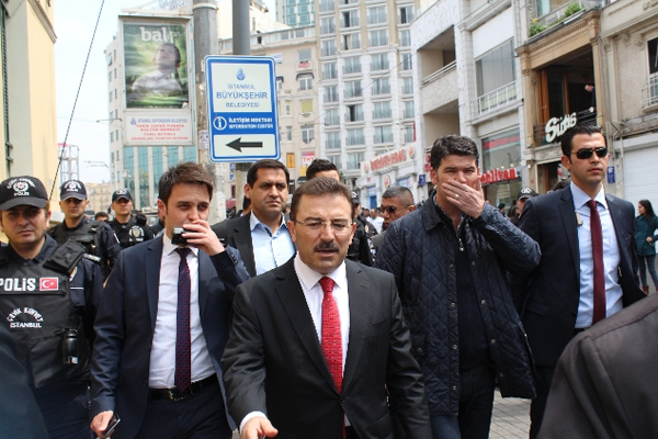 İstanbul Emniyet Müdürü Taksim’de