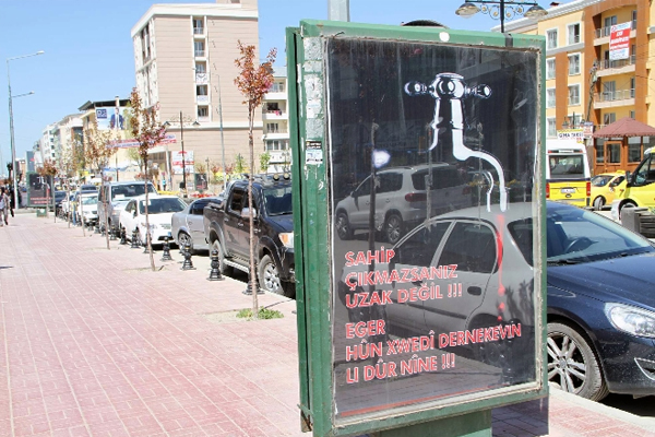 Van’da tepki toplayan 'kanlı' mesaj