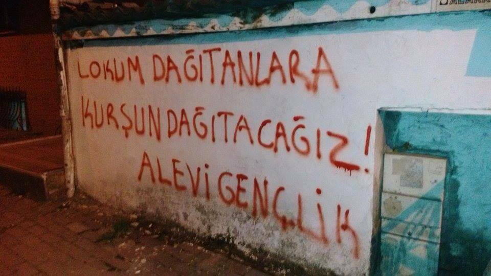 Alevi Gençliği: 'Lokum dağıtanlara kurşun dağıtacağız!'