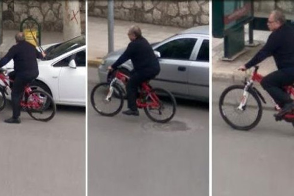 Adıyaman Belediye Başkanı bisikletle sokakları gezdi