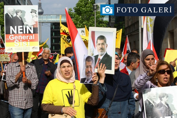 Sisi Almanya'da protesto edildi