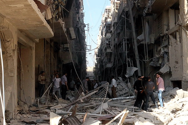 Humus'ta 'varil bombalı' saldırı