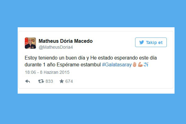 G.Saray'la anlaştığını duyurdu