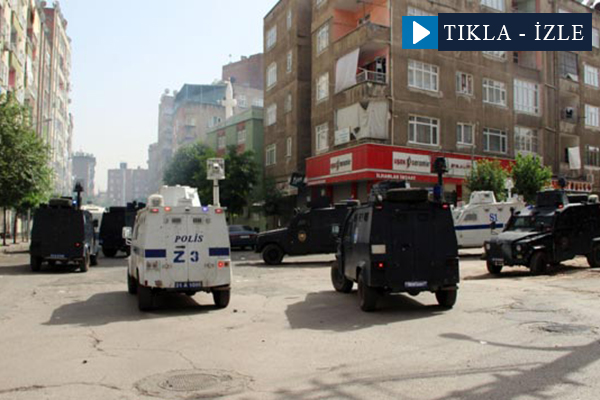 Diyarbakır'daki çatışma amatör kamerada