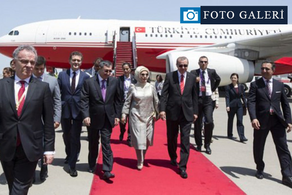 Cumhurbaşkanı Erdoğan, Bakü'de