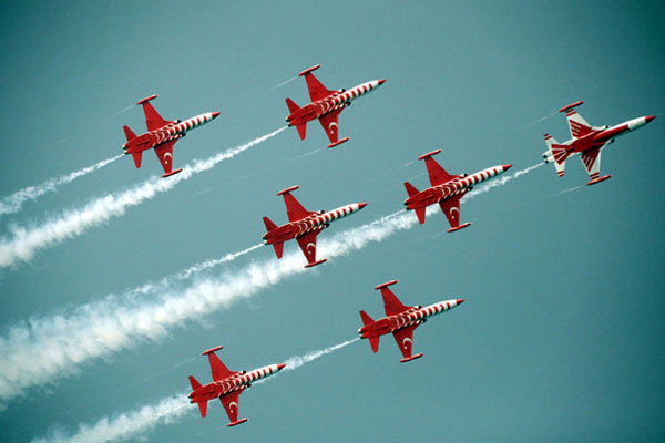 Türk Yıldızları Polonya'da nefes kesti