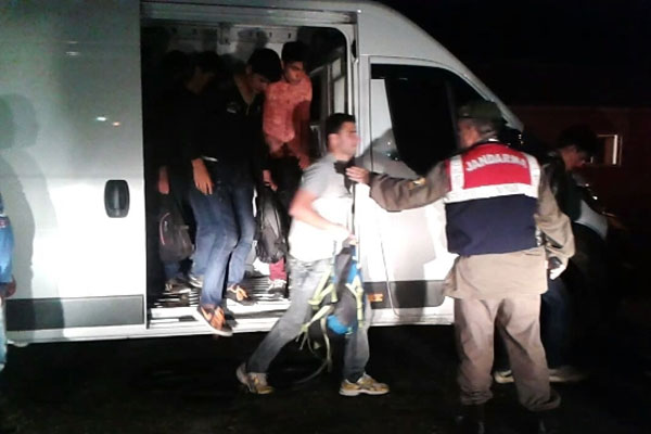 Kırklareli'nde 42 kaçak göçmen yakalandı