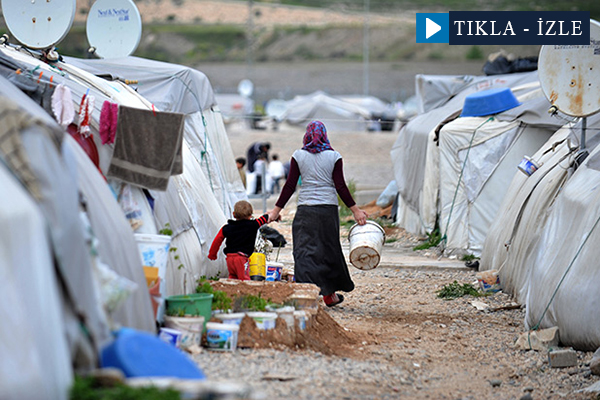 Çadır kentte ramazan hazırlığı