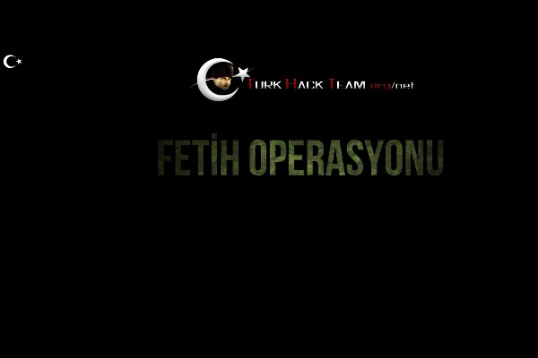 Türk hackerlardan 702 siteye fetih logosu