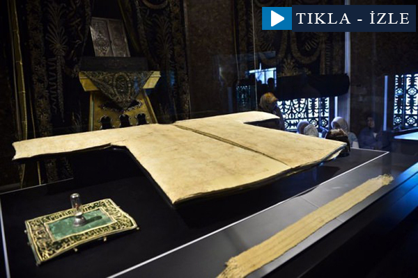 Hırka-i şerif ziyarete açıldı