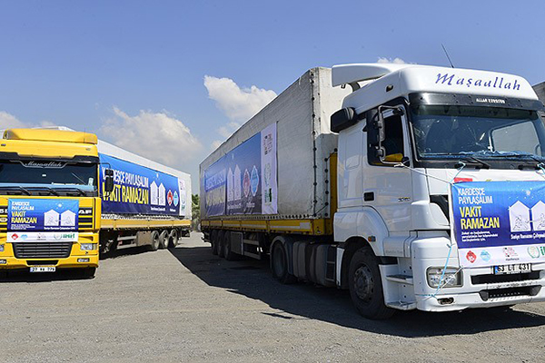 İHH'dan Suriye'ye yardım