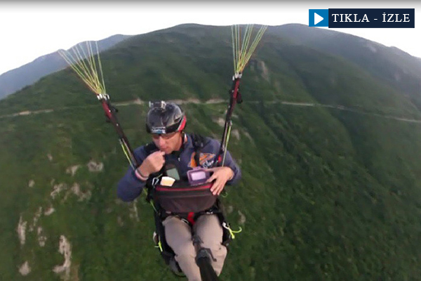 800 metrede iftar yaptı