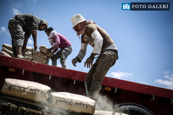 Gazze'ye inşaat malzemeleri