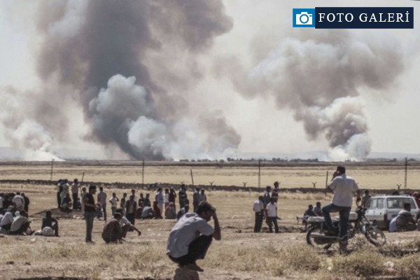 Kobani'de çatışmalar arttı