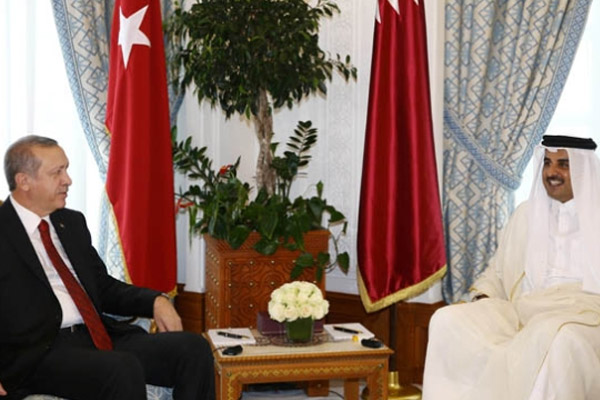 Erdoğan Katar Emiri ile görüştü