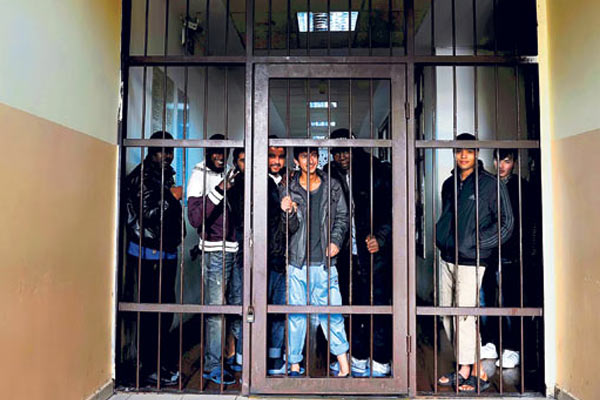 Kumkapı’daki yabancılar misafirhanesinde yangın