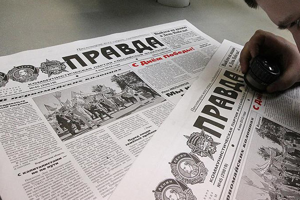 Rusya Pravda medyasını kullanıyor