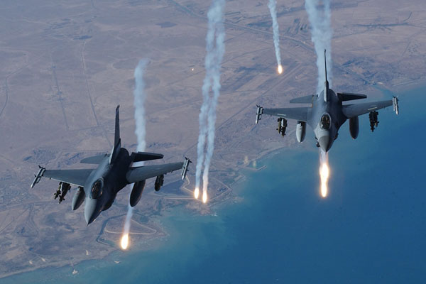 Koalisyon güçleri Esed'i vurdu