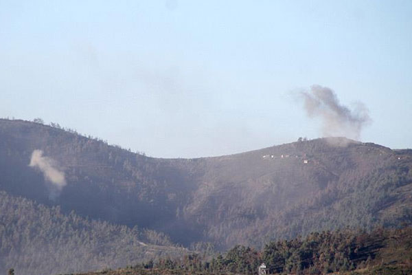 Türkmen köyleri bombardıman altında