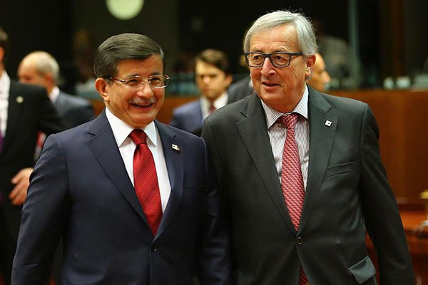 Juncker'den Davutoğlu'na mektup