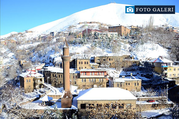 Tarihi kentte kış güzelliği