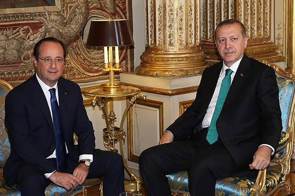 Erdoğan Hollande ile görüştü