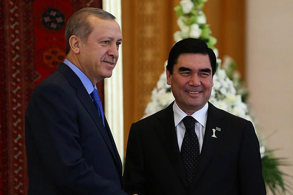 Cumhurbaşkanı Erdoğan Türkmenistan’da